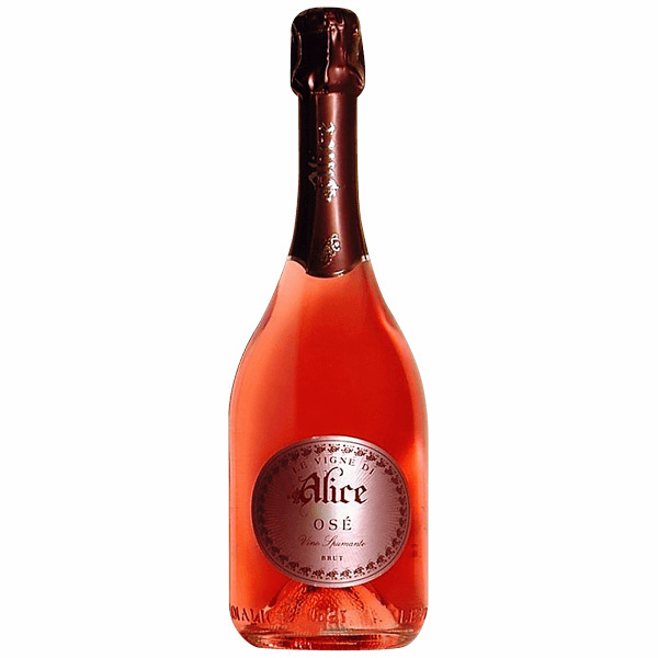 부아르와인상점 앨리스 오세 네이쳐 로제 브뤼 와인 병 디자인