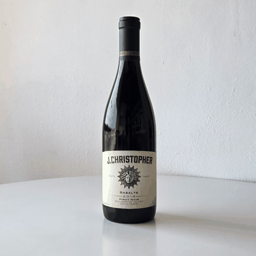 부아르와인상점 J제이 크리스토퍼, 바살트 2018 와인 병 디자인