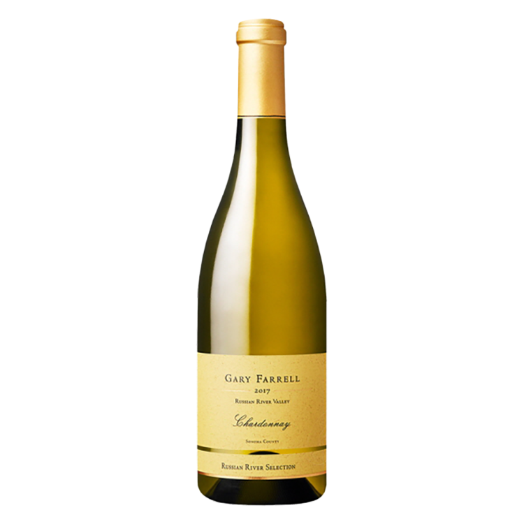 부아르와인상점 러시안 리버 셀렉션 샤르도네 와인 병 디자인